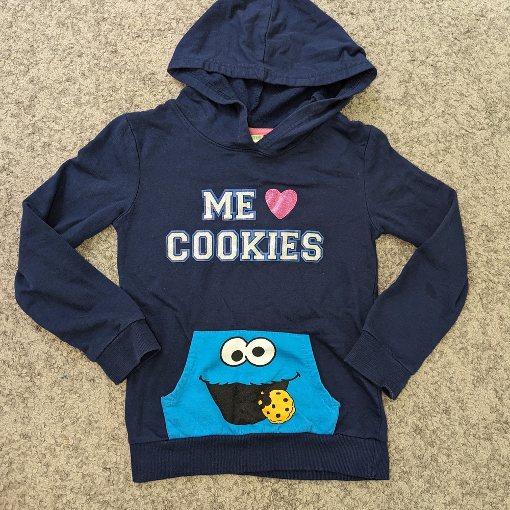 Kids Navy Blue Hoodie with Fun Graphic